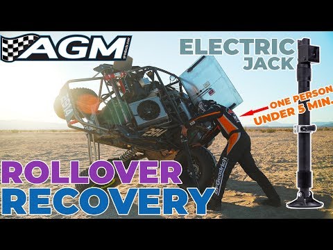 AGM Electric Jack Rollover recovery video